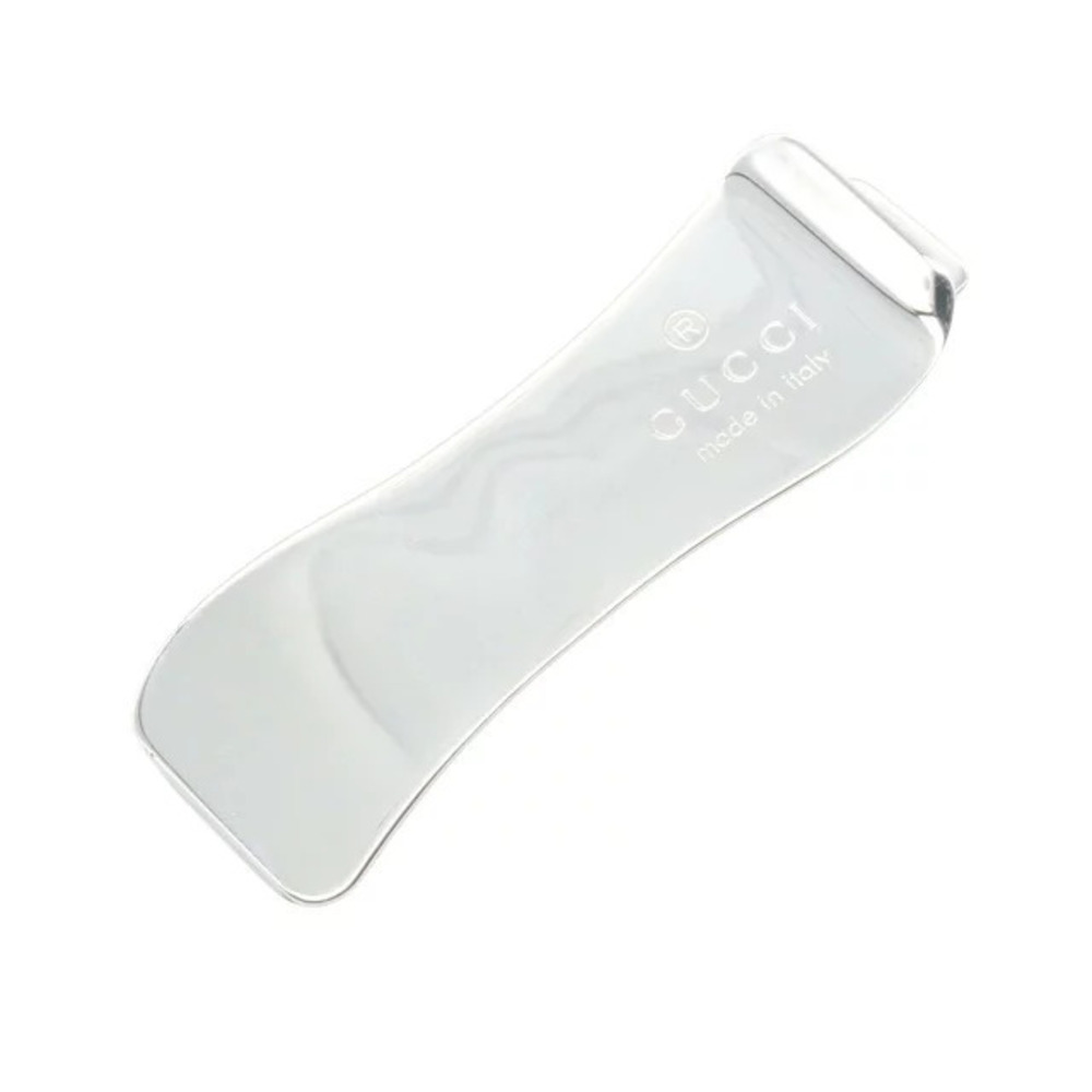 Gucci Money Clip Wallet Silver Tone